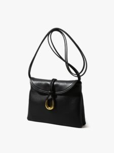 Designer-Style Lambskin Underarm Bag