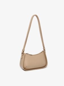 Genuine Leather Crescent Shoulder Bag - Image 2