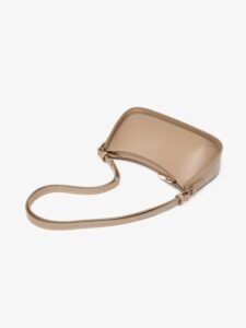 Genuine Leather Crescent Shoulder Bag - Image 3