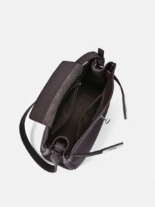 Genuine Leather Kelly Style Shoulder Crossbody Bag - Image 5
