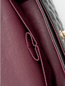 Quilted Leather Crossbody Bag - Image 7